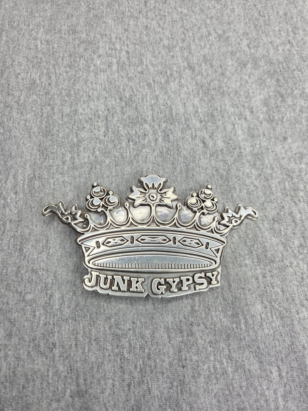 Junk Gypsy Crown Belt Buckle Large Queen Statement Western Boutique Rare